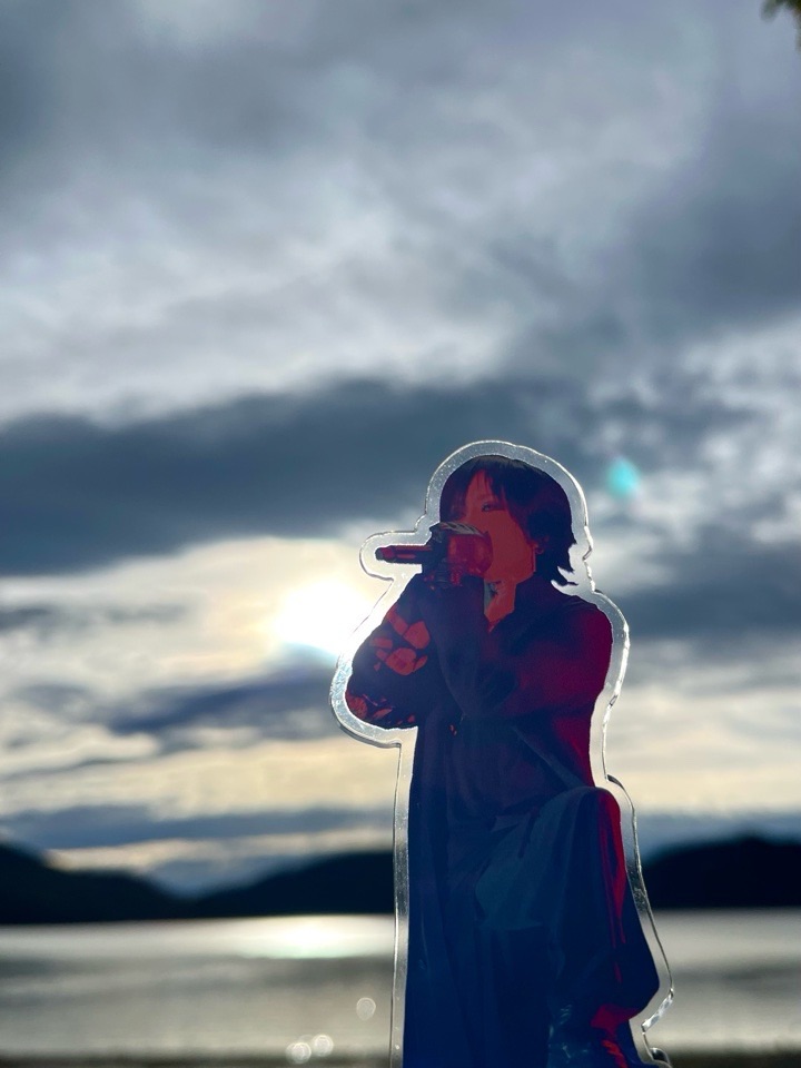 夕焼けみたいな朝日