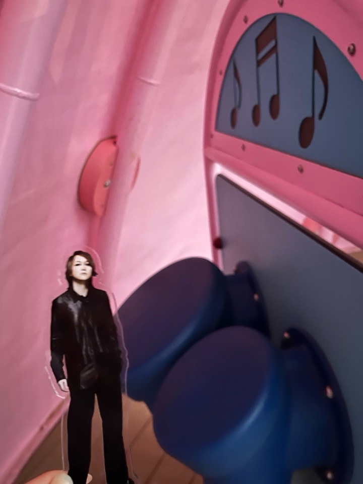 ラッキーの内部に太鼓